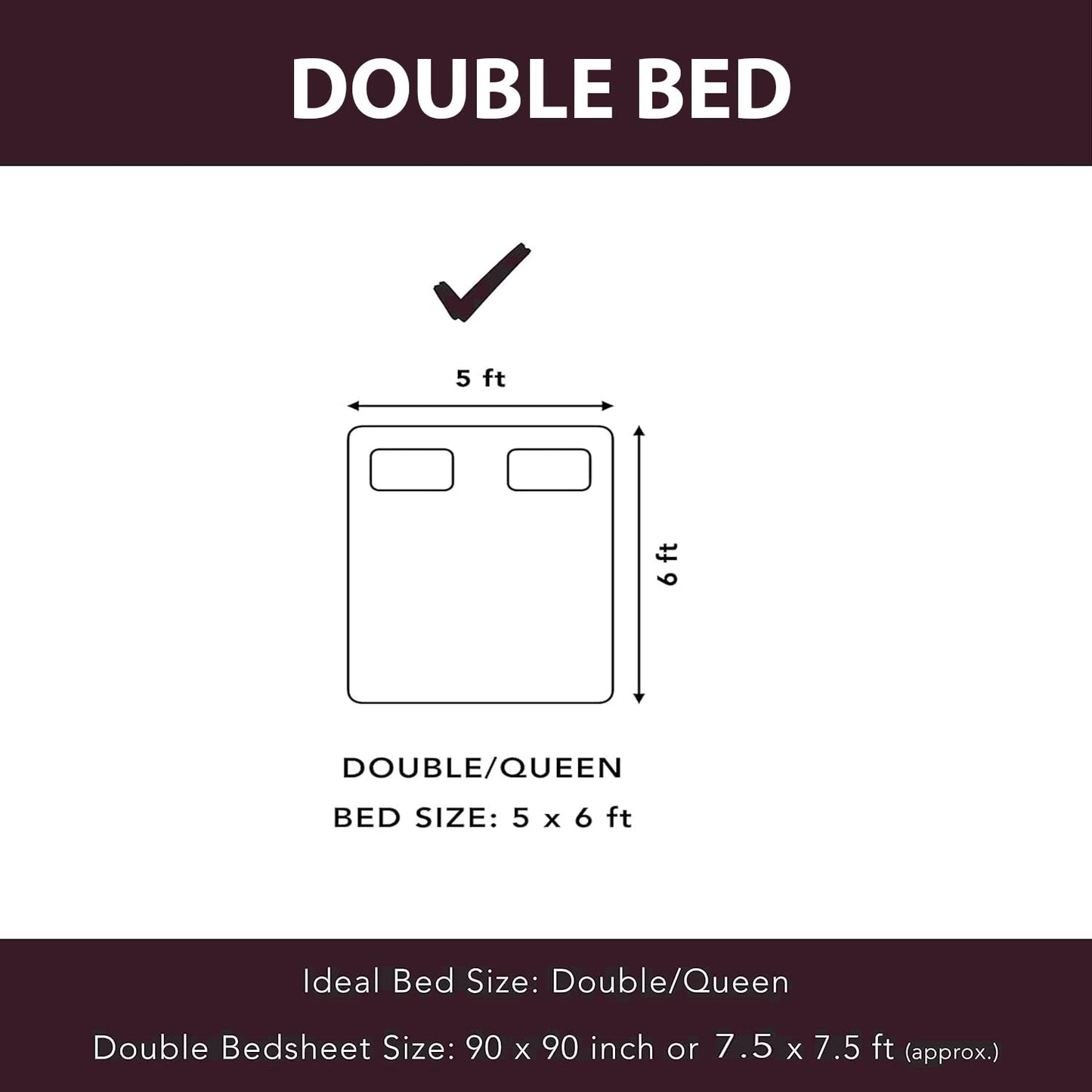 Ultrasonic Quilted Microfibre Double Bed Comforter